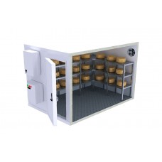 Холодильные климатические камеры для созревания сыра.
